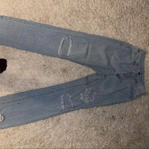 mom ripped jeans